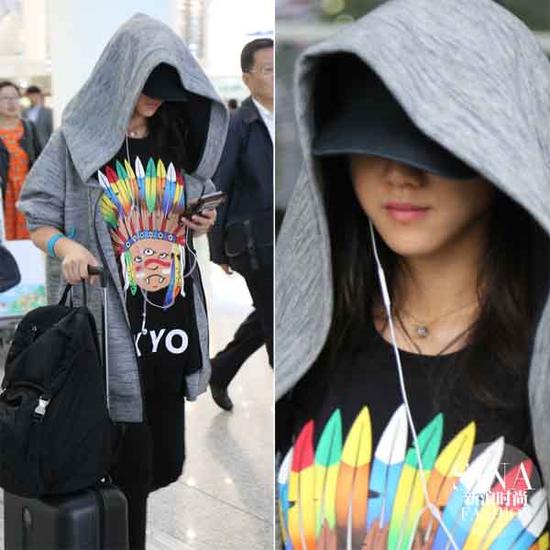 變身嘻哈辣媽的湯唯，感覺(jué)隨時(shí)能給大家來(lái)段饒舌