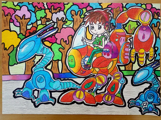 韓恩源《智能行走觀光機(jī)器人》輔導(dǎo)教師：時(shí)尹航（工一?。? oldsrc=