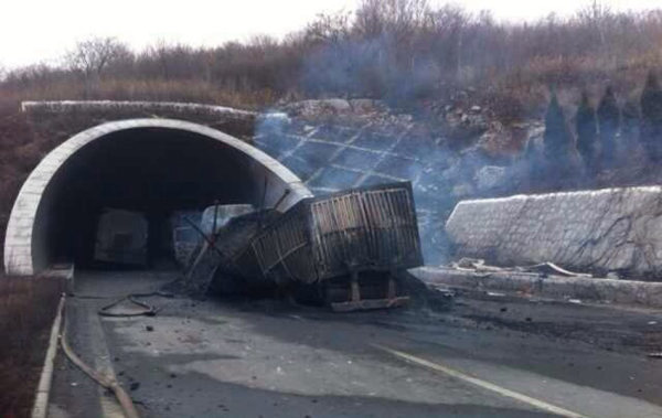 圖為事故現(xiàn)場。