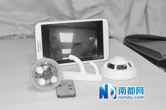 香港民建聯(lián)從市面購買到的偷拍儀器。