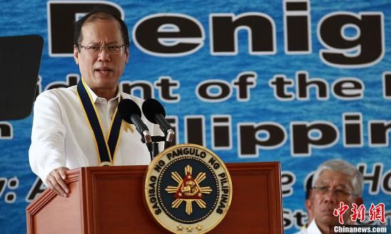 　　資料圖：菲律賓總統(tǒng)阿基諾。中新社發(fā) Malacanang 攝