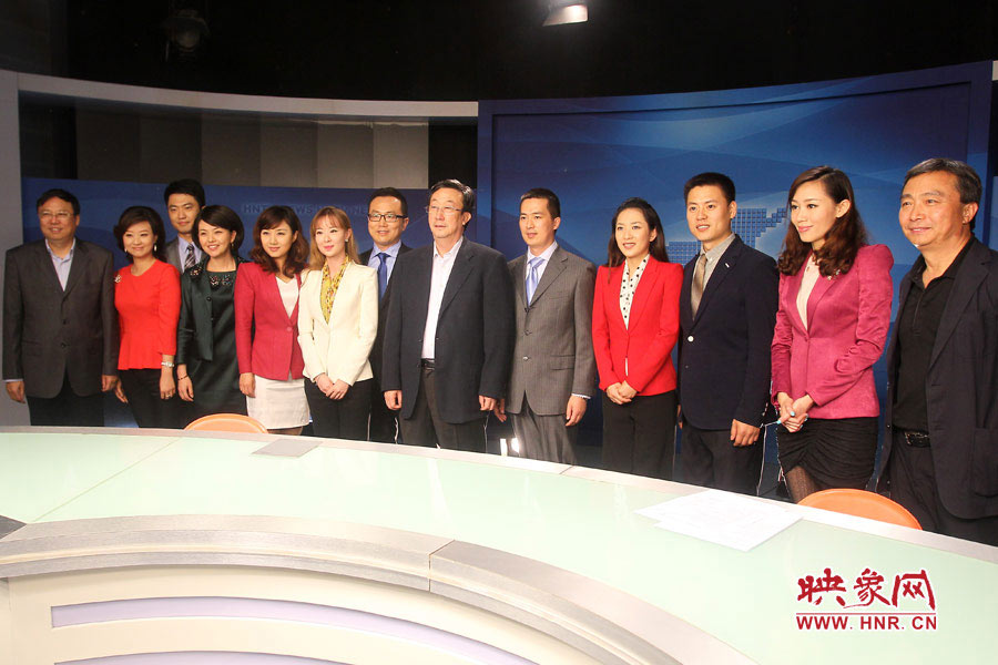 河南省委書記、省人大常委會主任郭庚茂視察河南人民廣播電臺 映象網(wǎng)記者邵恰 段晉哲/攝