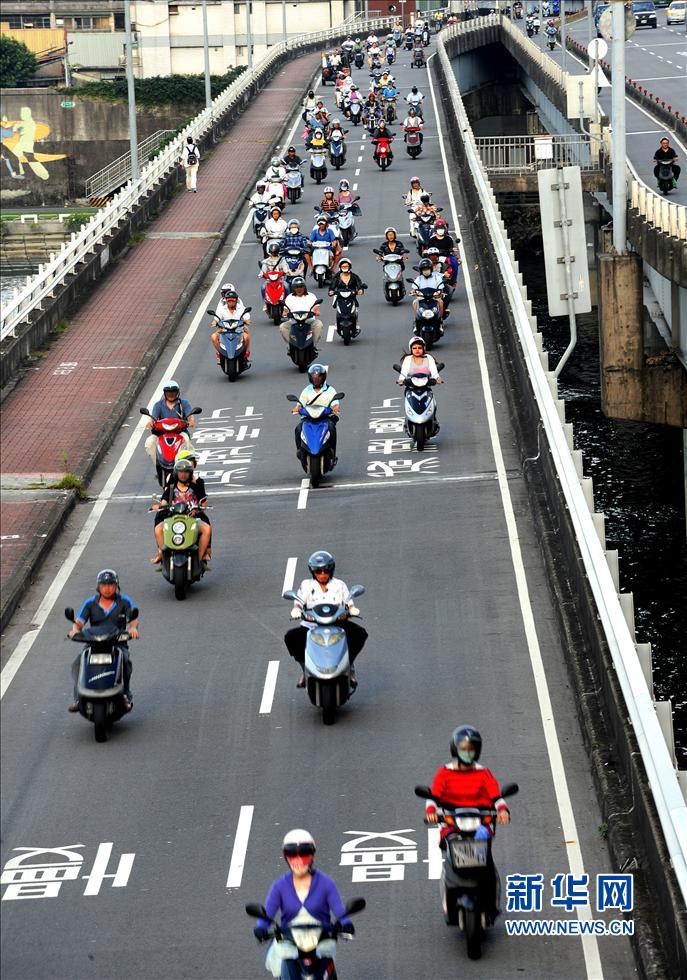 臺北“機(jī)車”掠影 臺北“機(jī)車”掠影