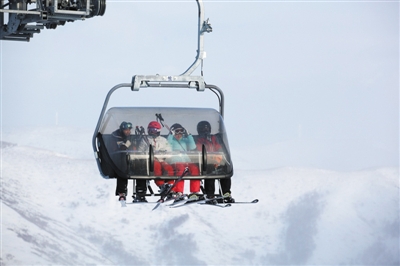 云頂樂(lè)園的高速纜車。