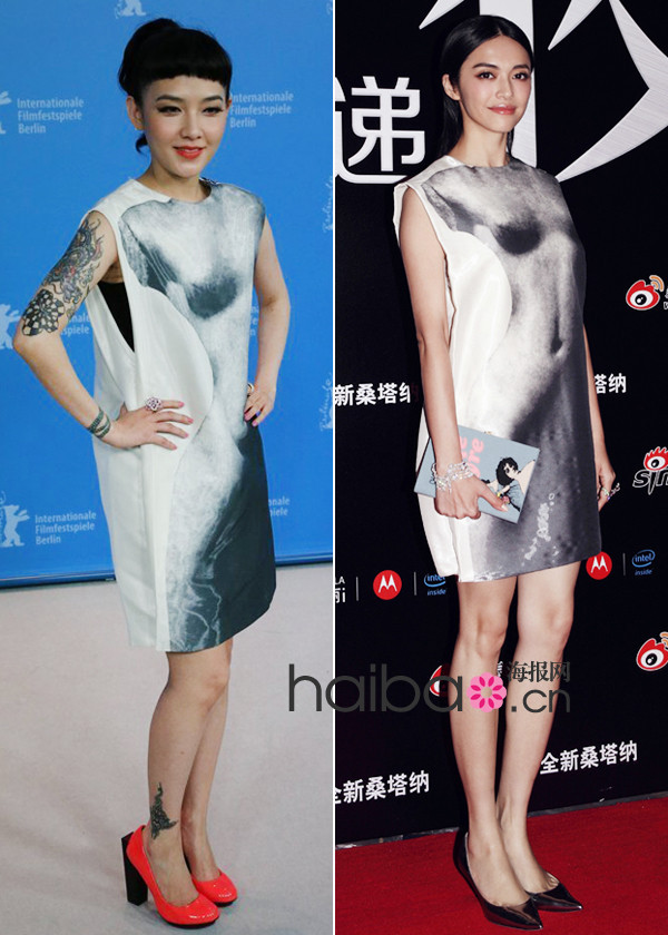 范曉萱姚晨撞衫 兩美妞詮釋Lanvin誰(shuí)更靠譜？