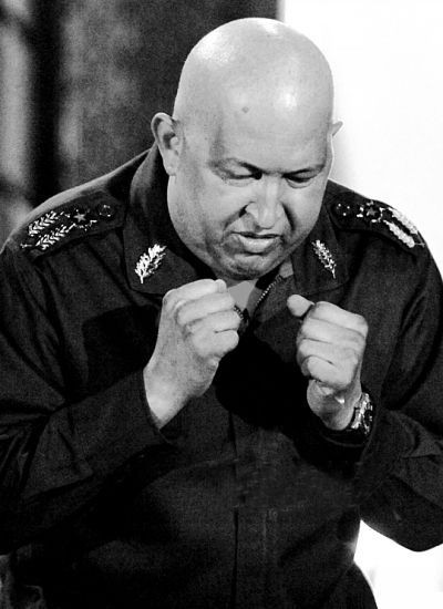 去年選舉期間，查韋斯造勢資料圖。