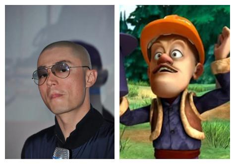 霍建華撞臉光頭強(qiáng) 這畫(huà)風(fēng)差別有點(diǎn)大?。ńM圖）