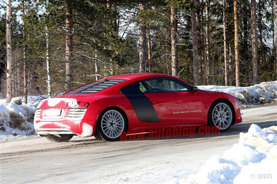 奧迪R8 e-tron測試諜照 奧迪R8 e-tron測試諜照