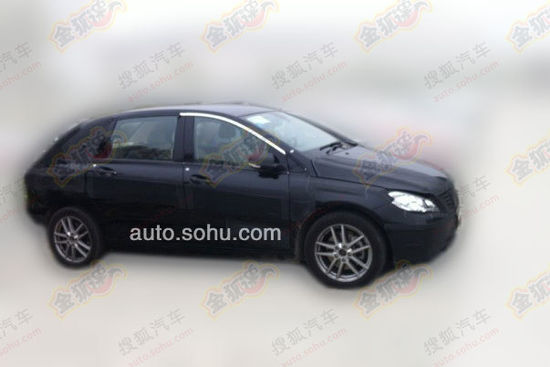 騰勢電動車測試車諜照