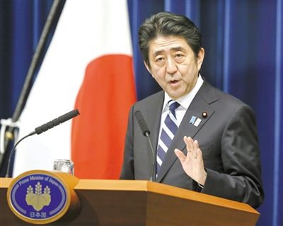  日本首相安倍晉三。