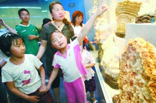 哇，地質(zhì)博物館里好多沒見過的?。? oldsrc=