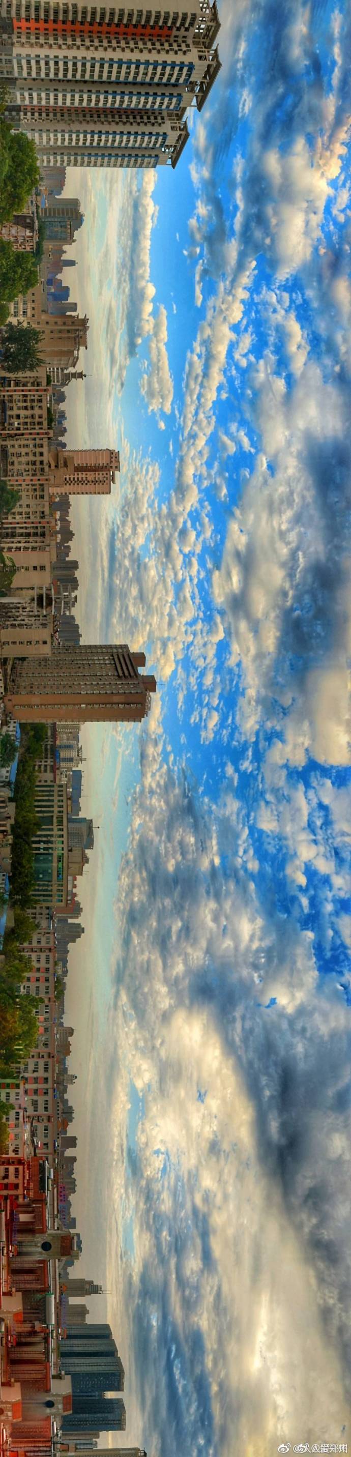 又被鄭州的藍(lán)天刷屏！隨便一拍就是手機(jī)壁紙