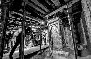 埃及首次向公眾開放的古埃及法老圖坦卡蒙乳母之墓內(nèi)景。