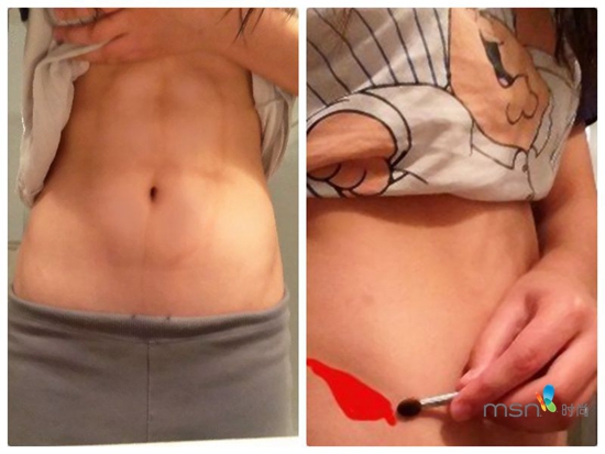 蔡依林 你的馬甲線“脫妝”了！