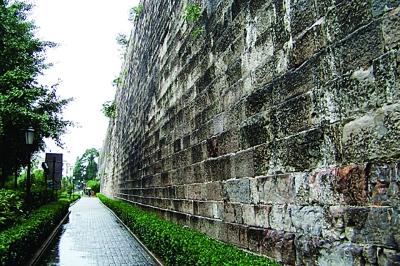 　　東水關(guān)處的城墻。資料圖片
