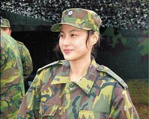 　臺灣最美女軍官。