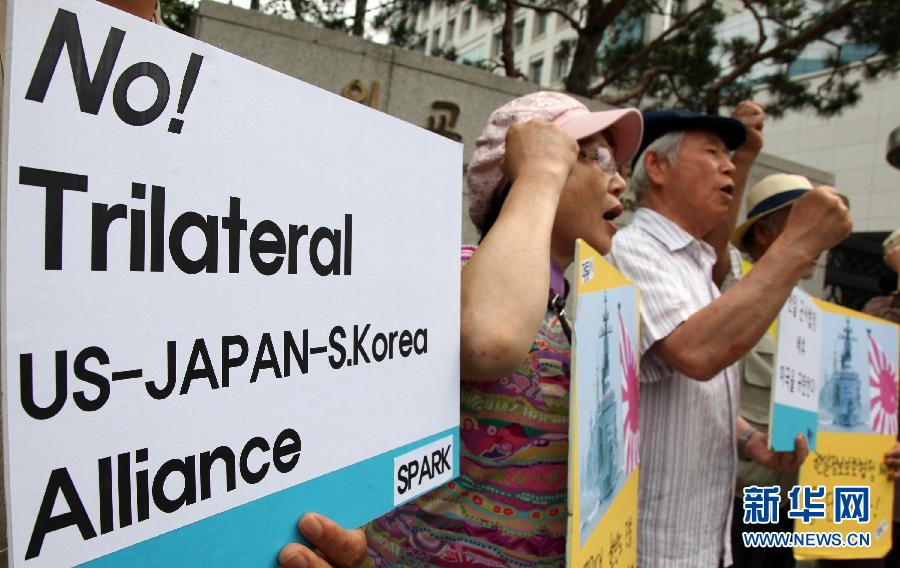 韓日情報(bào)協(xié)定被指暗箱操作 韓日情報(bào)協(xié)定被指暗箱操作