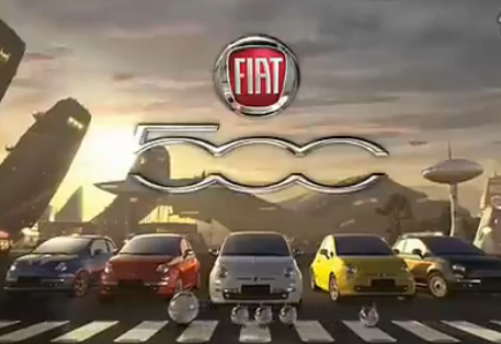 國(guó)外菲亞特500汽車(chē)廣告--New Times