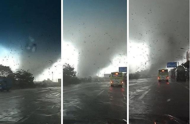 強(qiáng)臺風(fēng)“彩虹”過境 廣東多地驚現(xiàn)龍卷風(fēng)