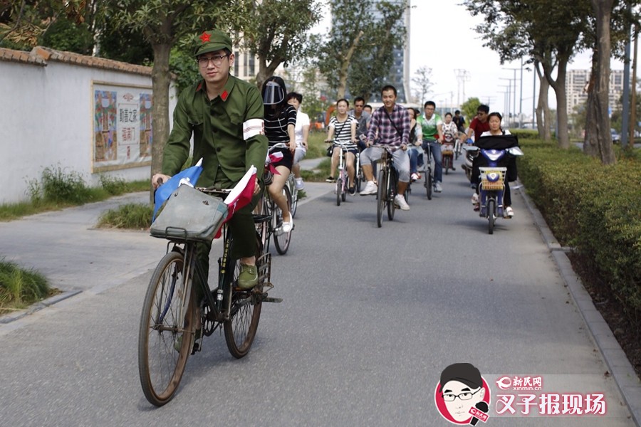 無車日復(fù)古慢騎行！懷舊style萌萌噠